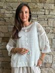 Dakota Crochet Top White